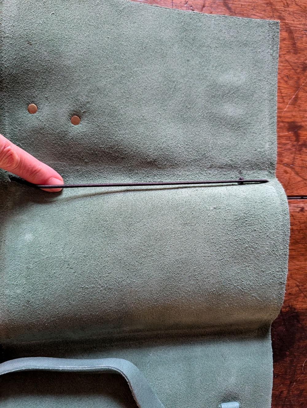 Portland Leather Journal Cover Green NO JOURNAL - Picture 9 of 9